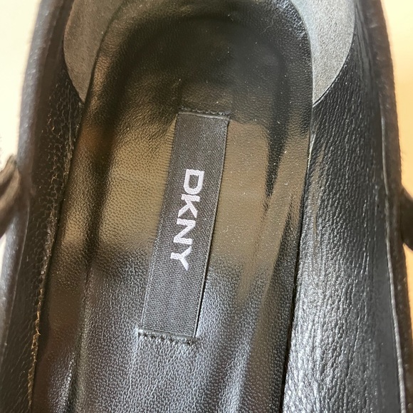 DKNY Suede & Leather Black Heels 9M - Picture 10 of 11